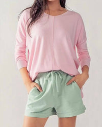 Urban Daizy - High-Lo Thin Tunic Sweater