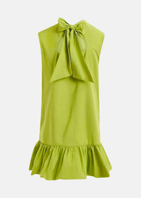 ESSENTIEL ANTWERP Hibernate Ruffle Mini Dress in citronella 1 - women's dress - view 6
