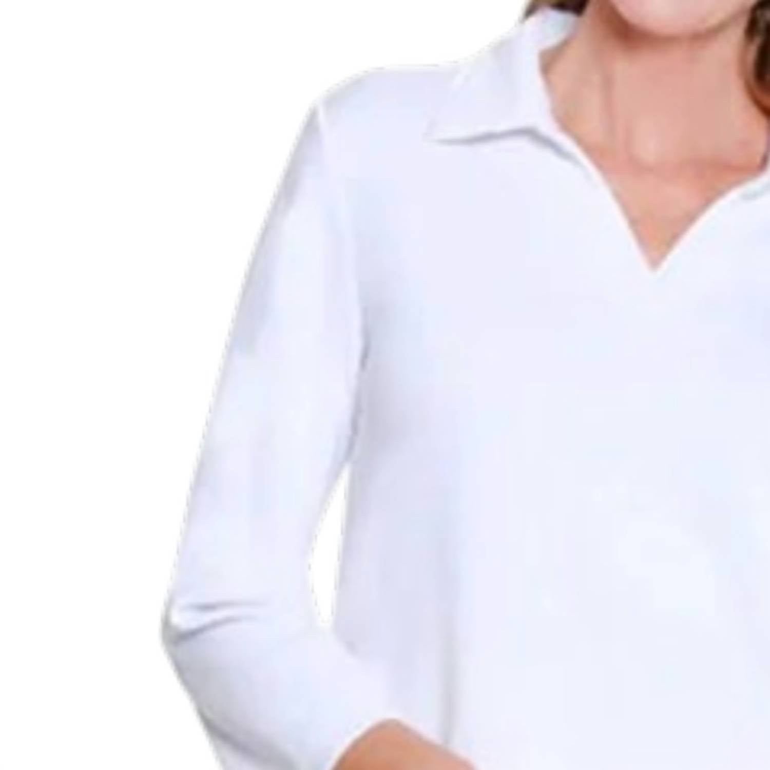 Multiples - Johnny Collar 3/4 Sleeve Top