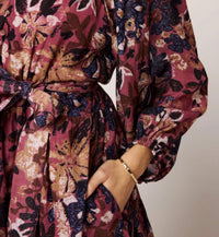 Cleobella Elvia Mini Dress in bergamo print 1 - women's dress - alternate view