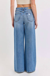 Cello - Broke Girl High Rise Wide Leg Jean