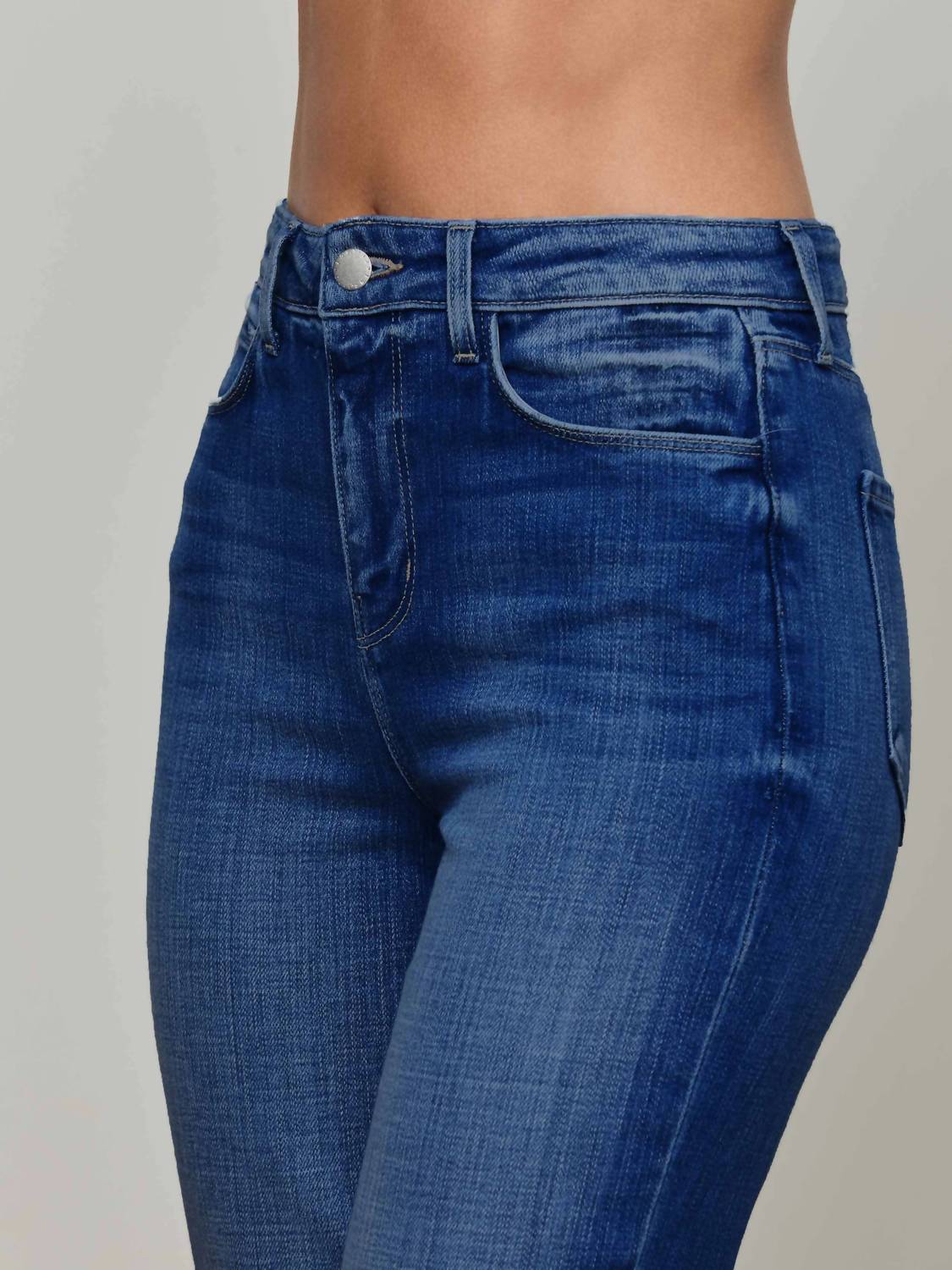 L'Agence - Celestia Ultra High Rise Slim Denim Jeans