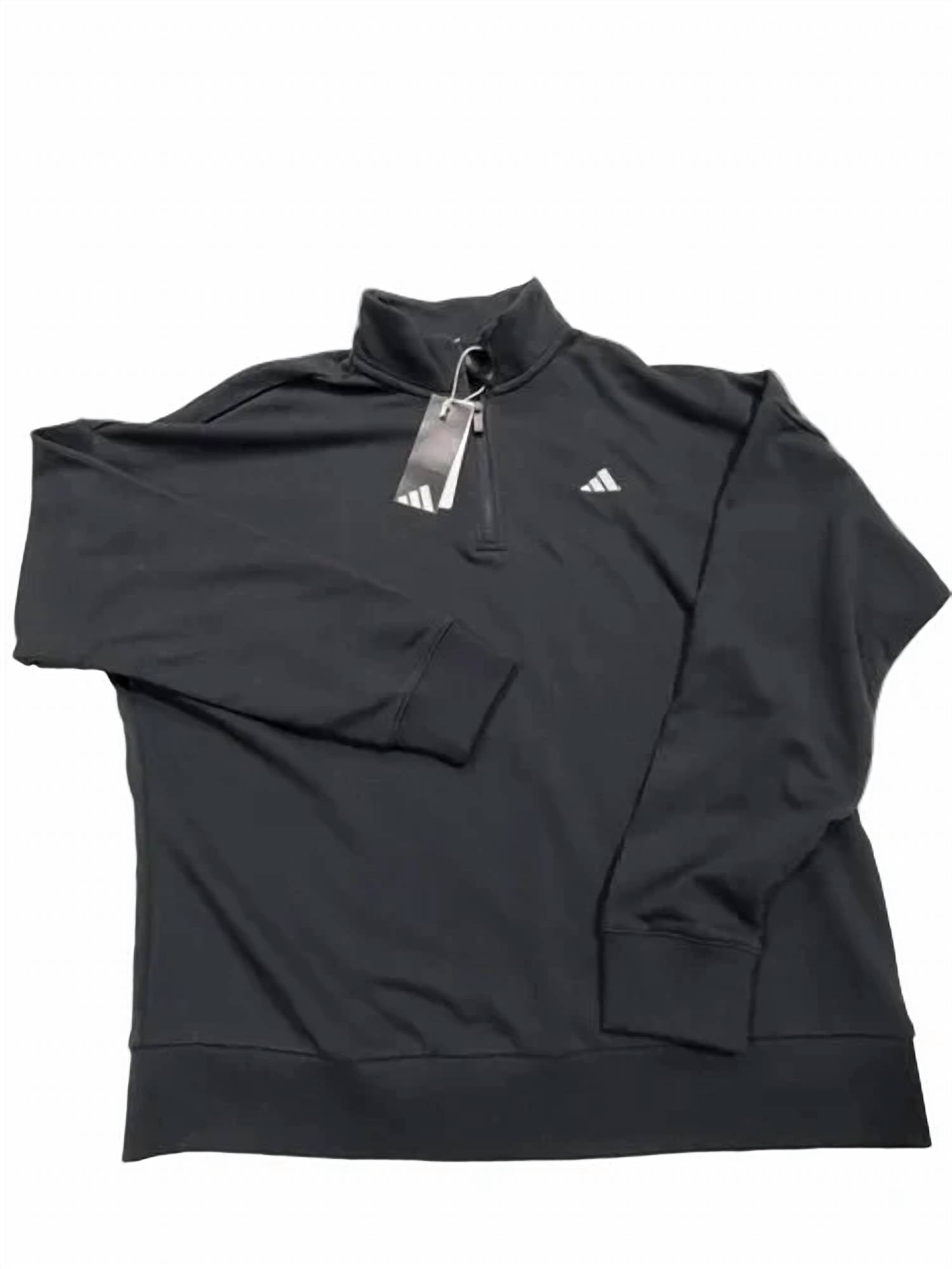 Adidas - French Terry Quarter Zip Pullover Sweatshirt