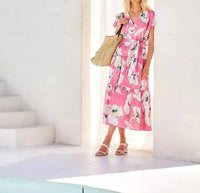 Fifteen Twenty - Kristine Tiered Front Slit Midi Dress