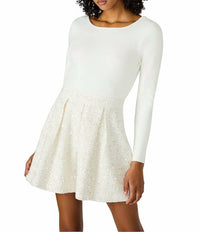 STEVE MADDEN Vani Sweater Dress in cream - women's dress