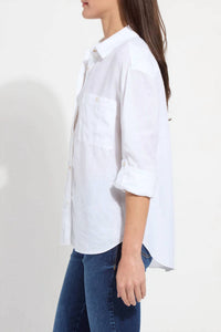 Lysse - Rose Roll Tab Utility Shirt