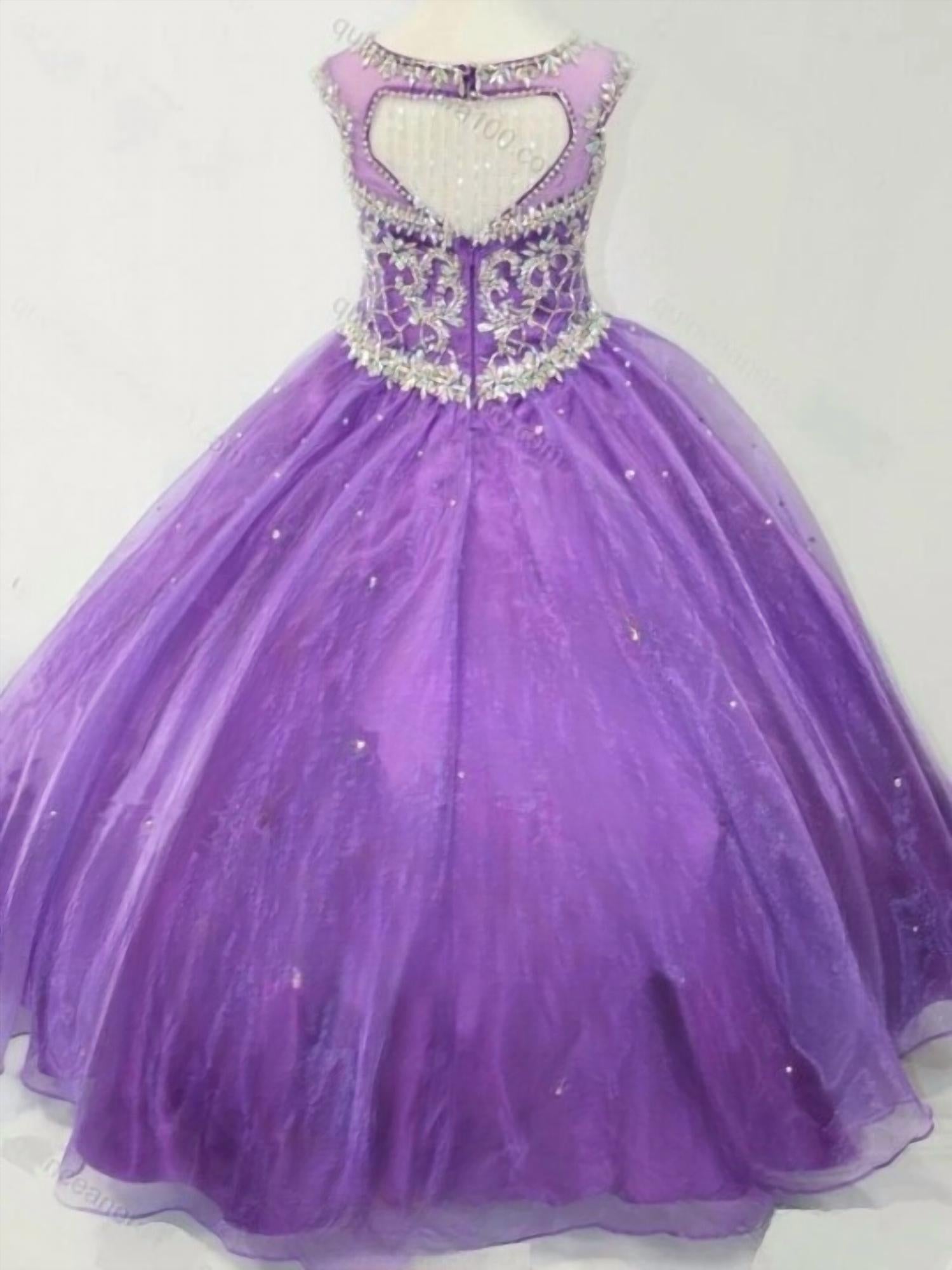 Little Rosie - Girl's Long National Level Pageant Dress