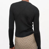Ganni - Mini Ribbed Merino Cardigan