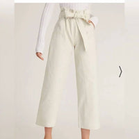 Marissa Webb - Bo Paper Bag Canvas Patched Boyfriend Pant