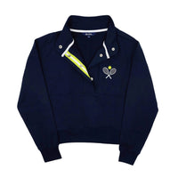 Ame & Lulu - Racquets Warmup Pullover