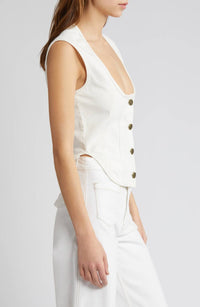 Frame - Seamed Scoopneck Bustier Top