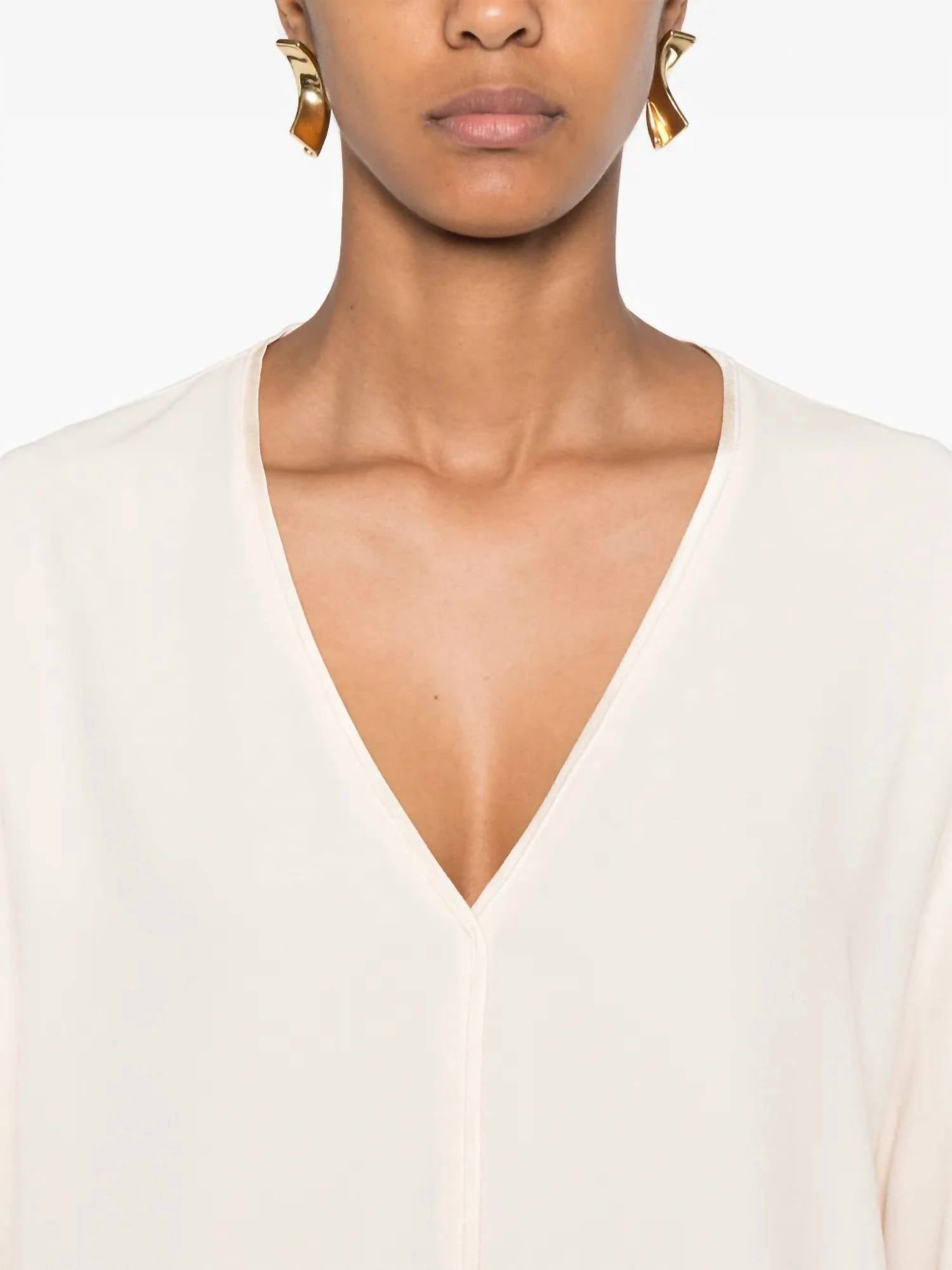 Forte Forte - Envers Satin Long Sleeves Top