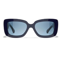 Chanel - Acetate Calfskin Square Non Polarized Sunglasses 5473qa - 1462s2
