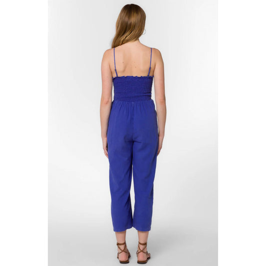 Velvet Heart - Tasha Smocked Empire Jumpsuit