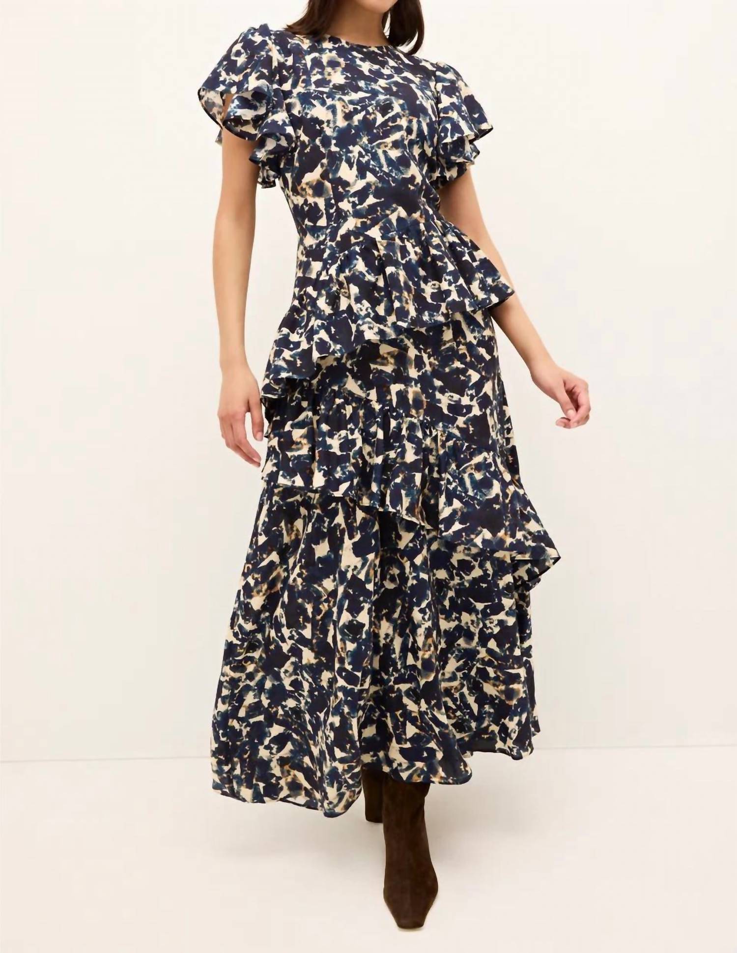 Marie Oliver - Quinby Tiered Flounce Maxi Dress