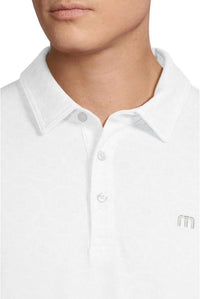 TravisMathew Free Passage Polo Shirt in white - men's shirt - view 4