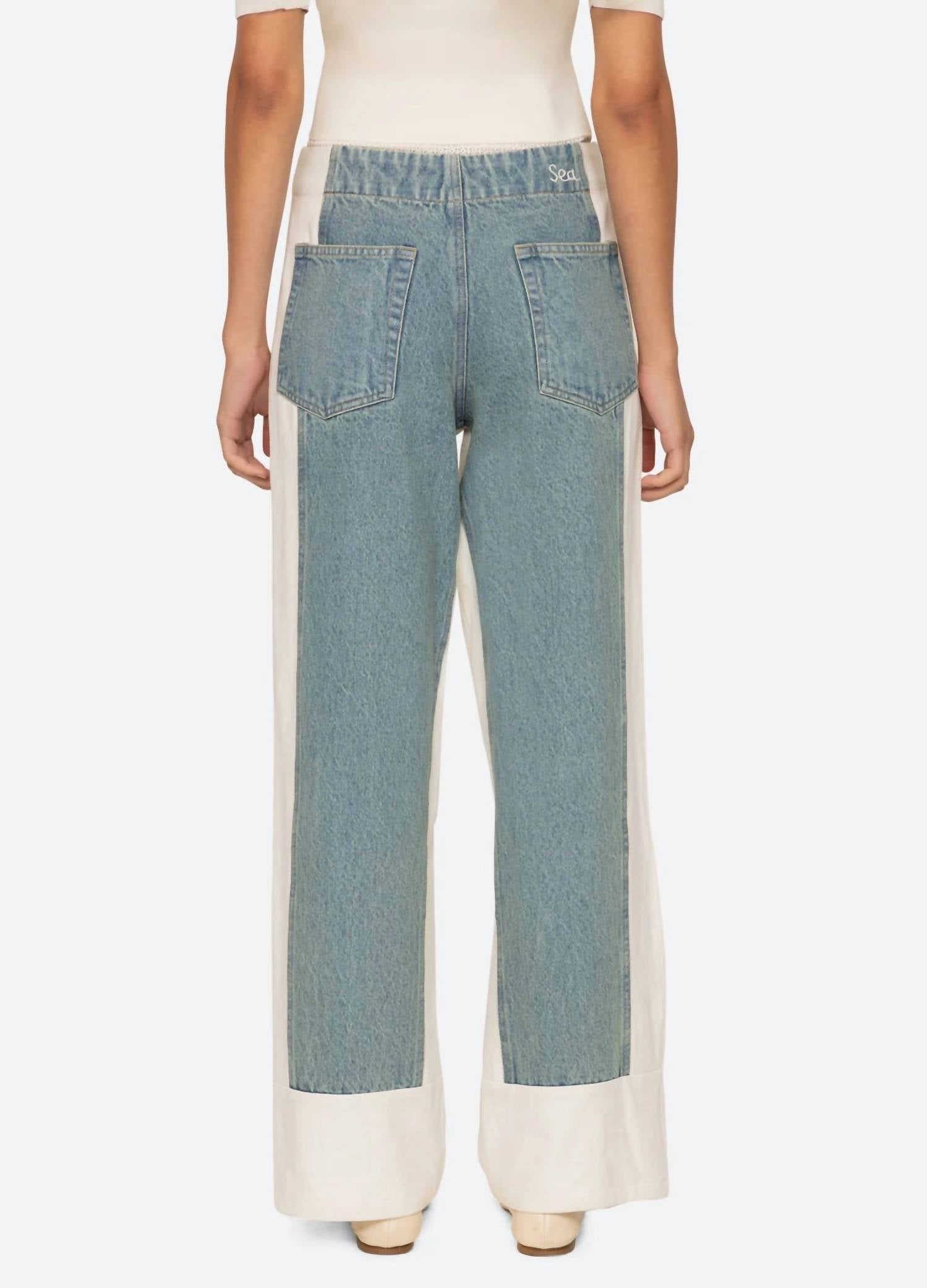 SEA Liam Jeans in blue - women's jeans - alternate view