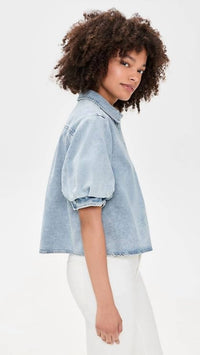 Frame - Billow Sleeve Collared Shirt