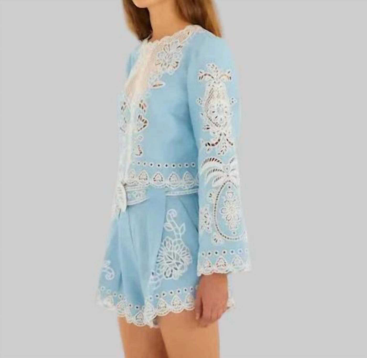 Farm Rio - Romantic Richelieu Blouse