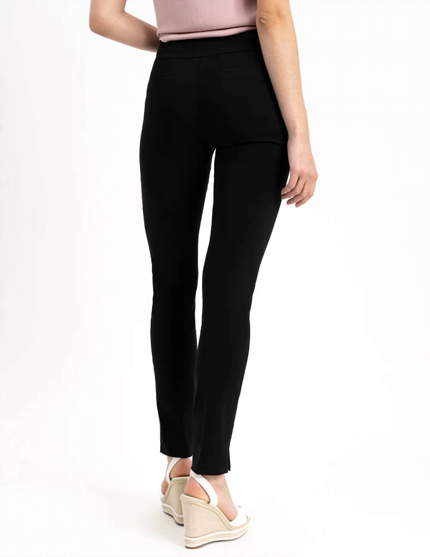 Renuar - Woven Straight Leg Dress Pants