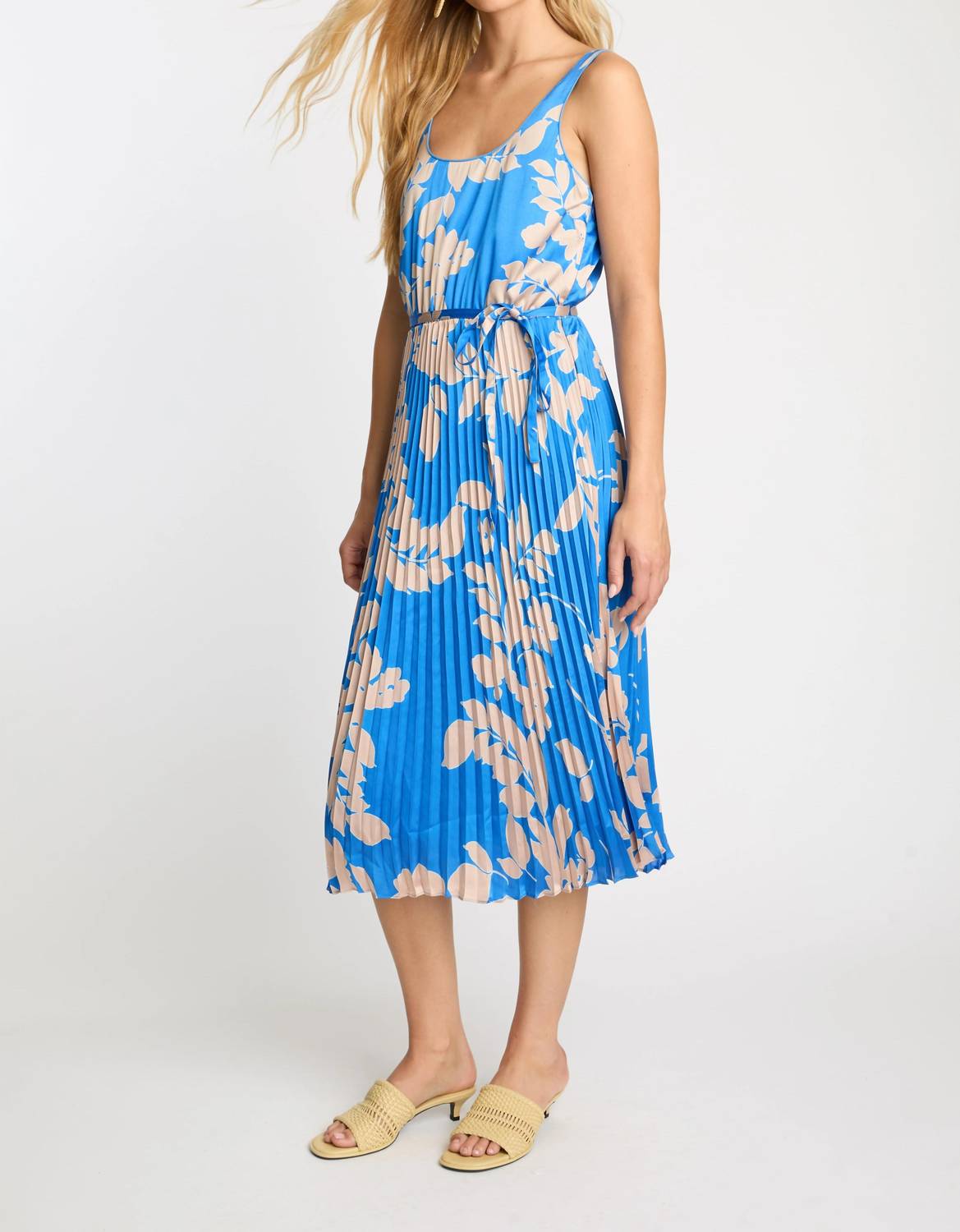 Caballero - Daphne Pleated Midi Dress