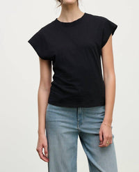 Velvet by Graham & Spencer Sterling Top in black - women's t-shirt