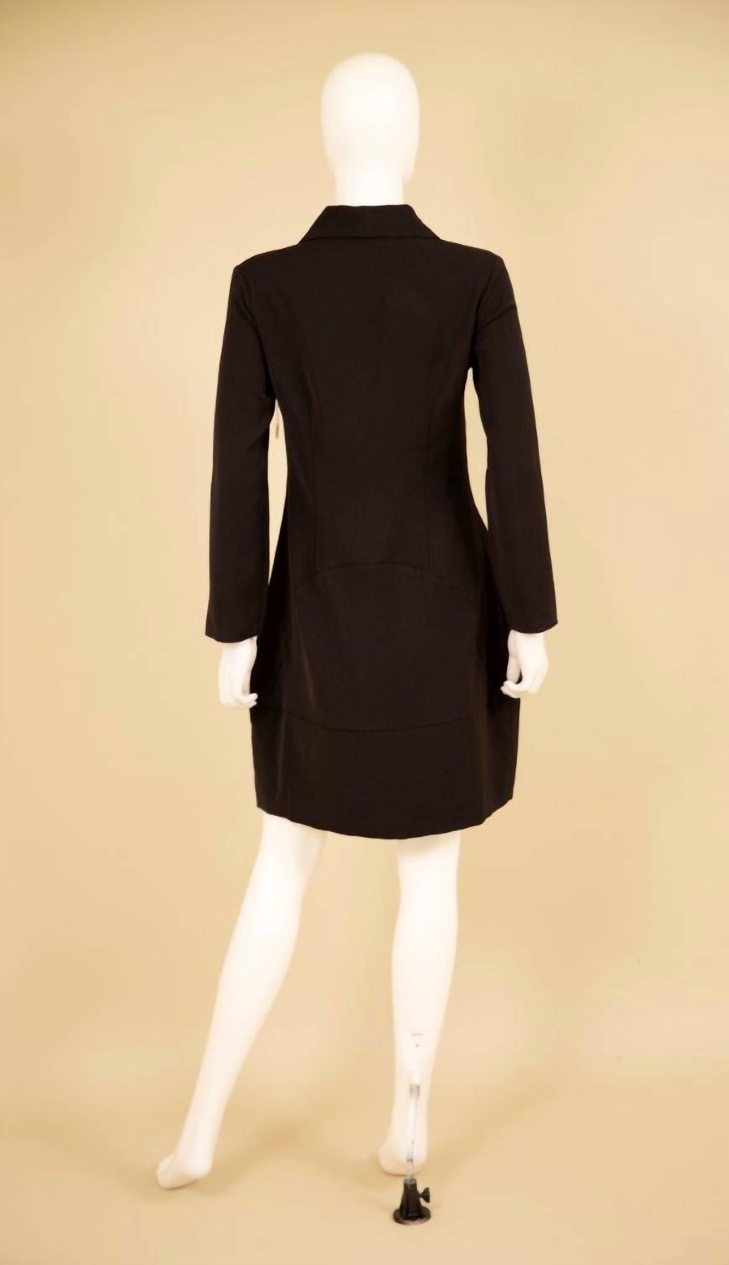 Samuel Dong - Crepe Dress With Big Pockets