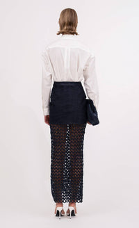 Nonchalant Label Bria Maxi Skirt in denim - women's skirt - view 4