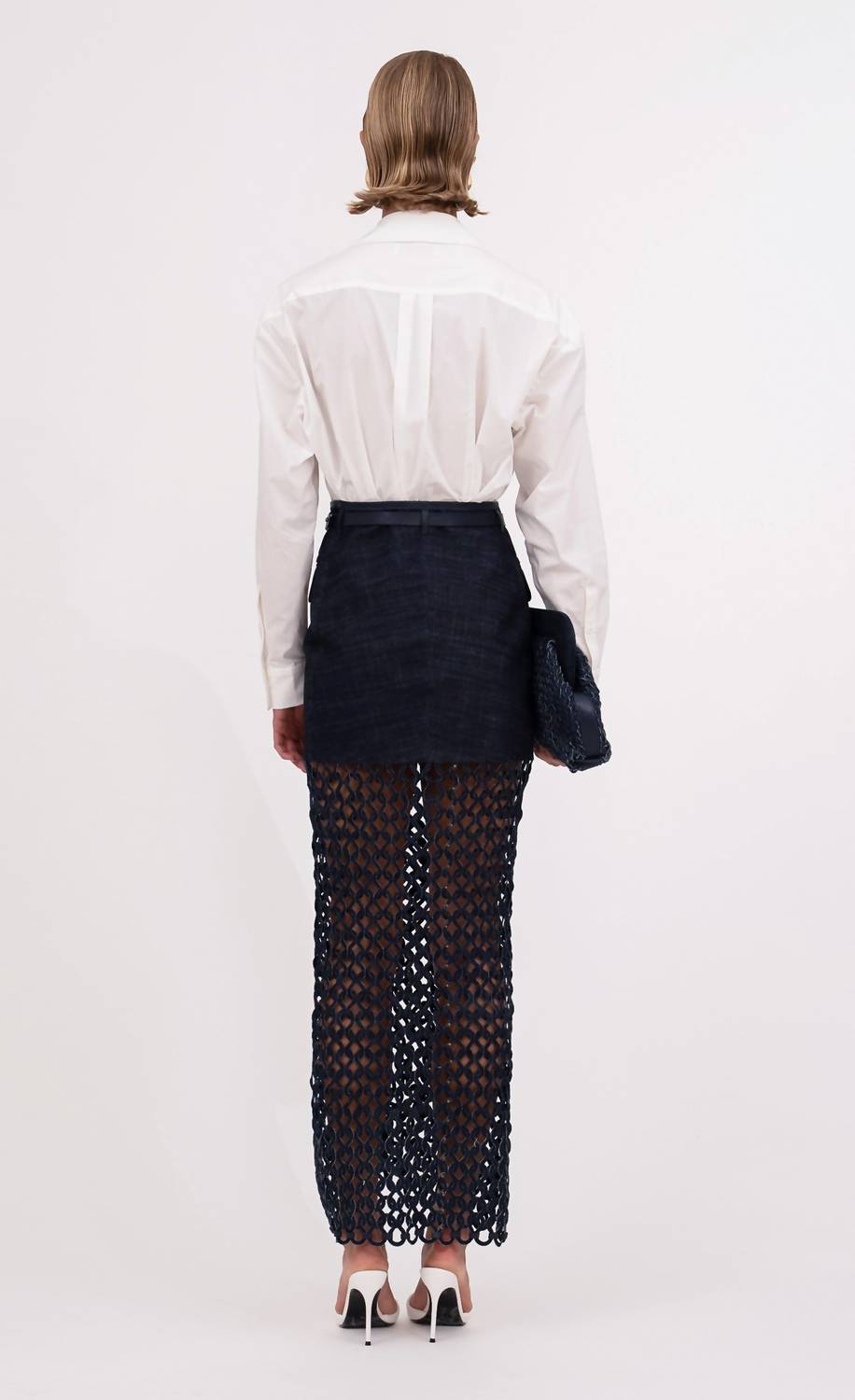 Nonchalant Label Bria Maxi Skirt in denim - women's skirt - view 4