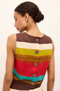 Marie Oliver Fallon Top in grotto - women's shirt - alternate view