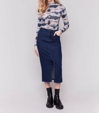 Charlie B - Long Denim Skirt