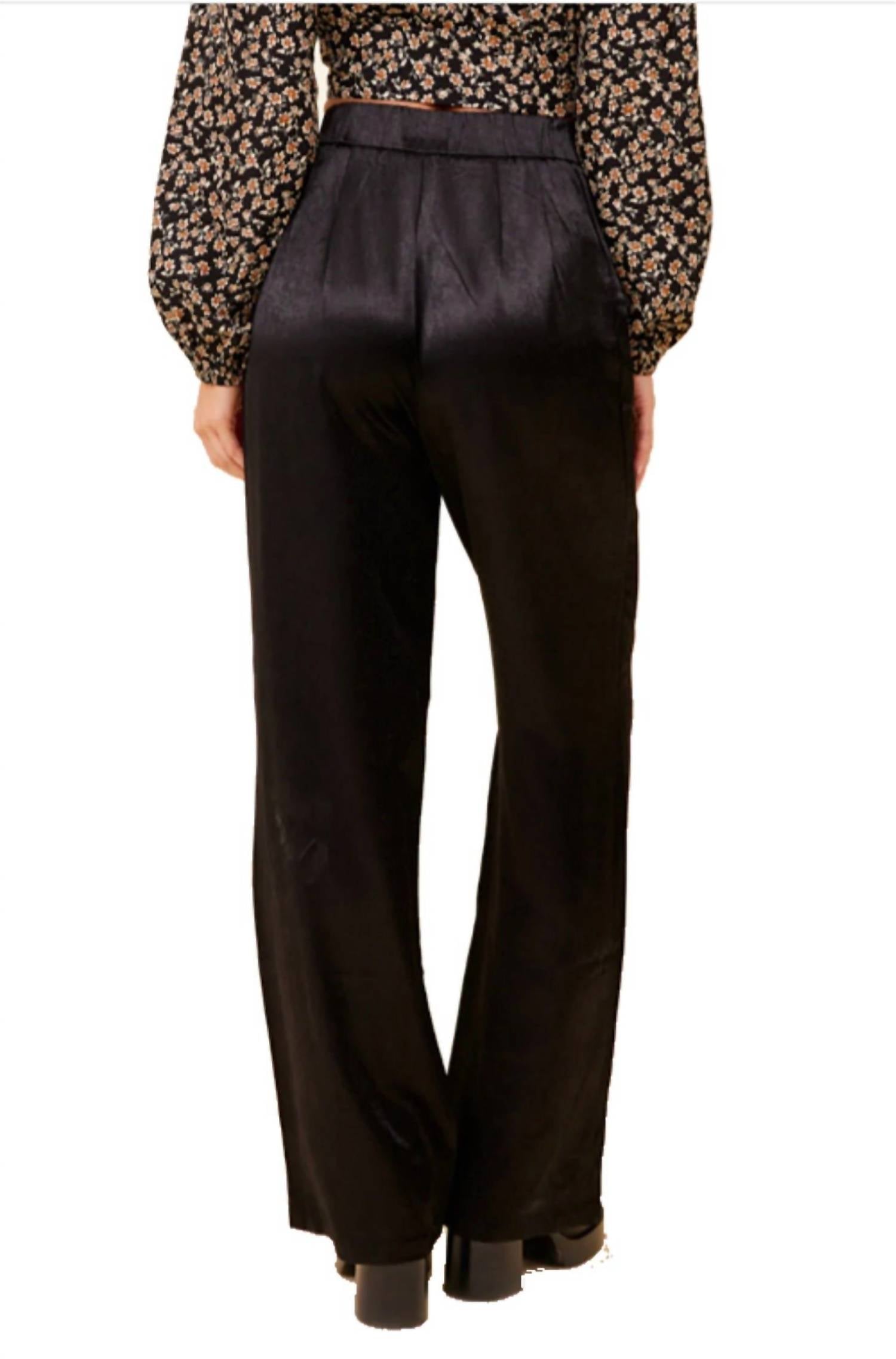 Vintage Havana - Heavy Satin Trouser