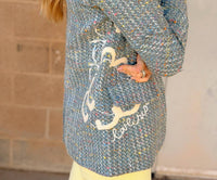 KERRI ROSENTHAL Workday Love Rises Blazer in multi - women's jacket - view 4