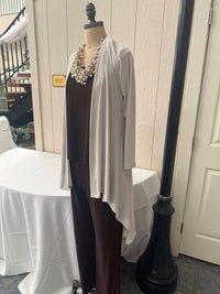 Sympli - Women's Flutter duster cardigan