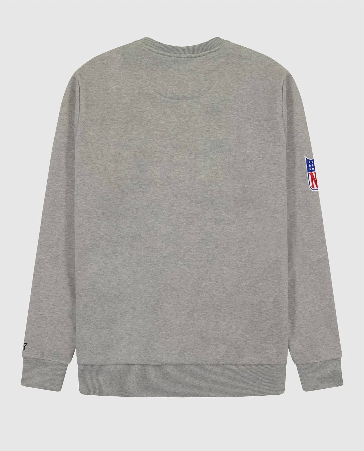Starter - Men's New York Giants Crew Neck Sweatshirt With Zip Pockets