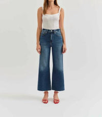 Daze - Pleaser High Rise Wide Ankle Jeans