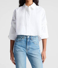 A.L.C. - Maude Cropped Cotton Top