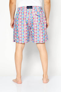 Tailorbyrd - Abstract Print Swim Trunks