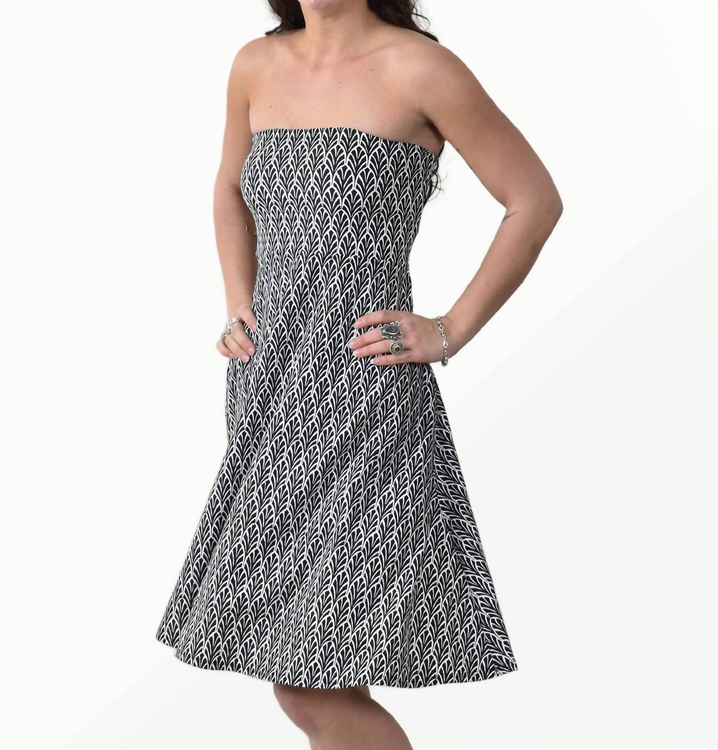 Southwind Laguna Dress in fans - women's dress