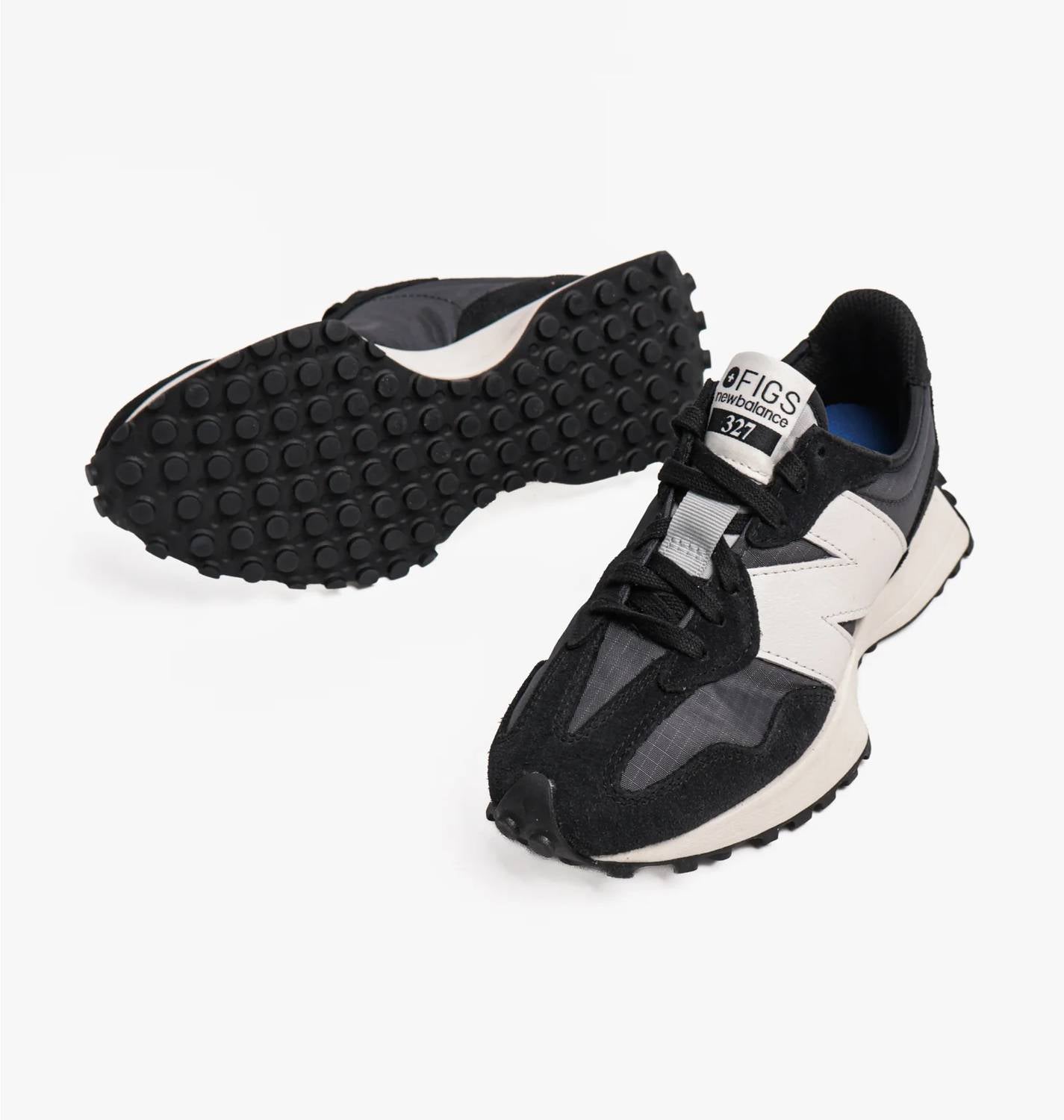 New Balance Women's Figs X 327 Sneaker in black grey - women's sneaker - view 4
