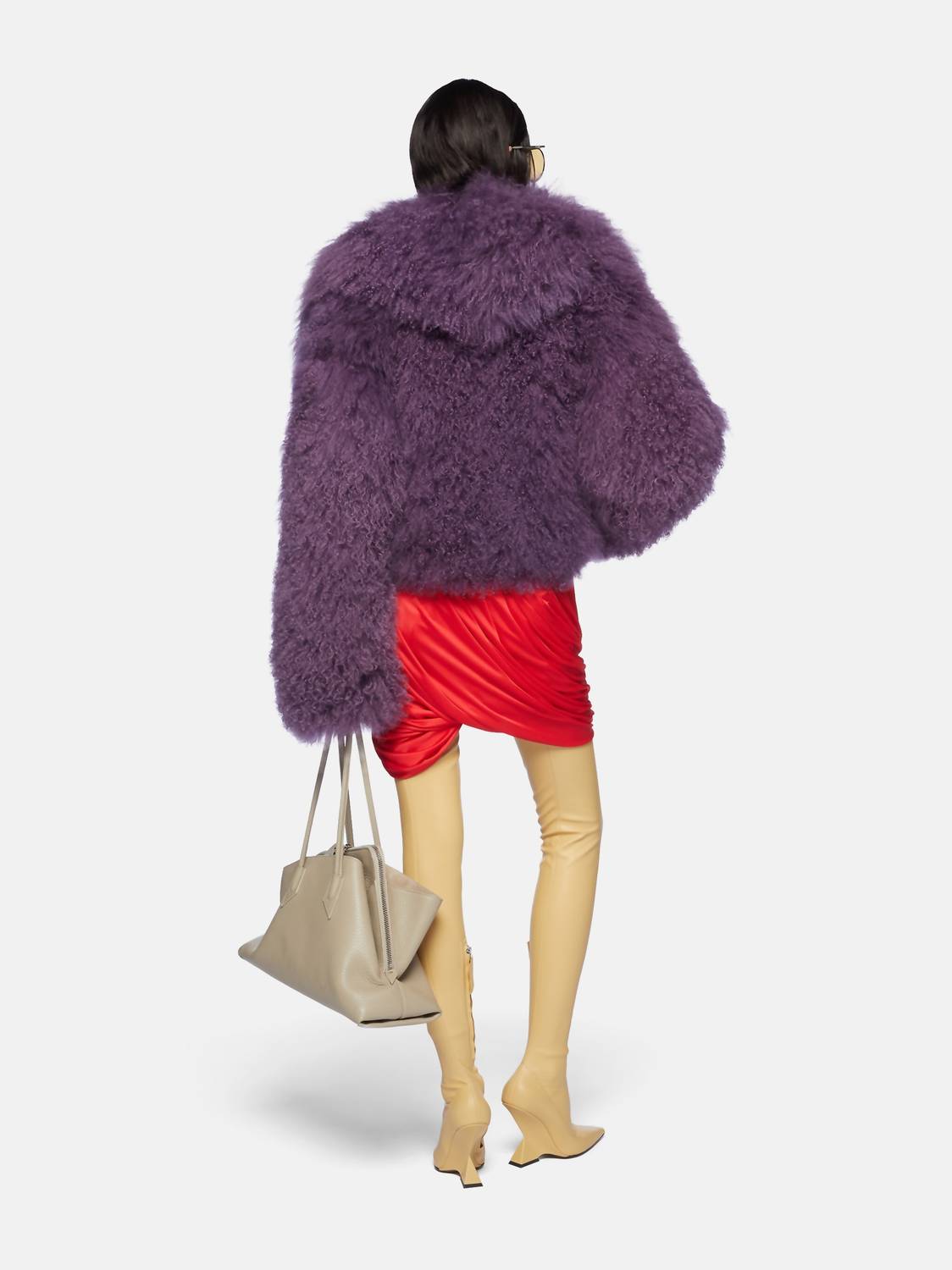 The Attico - Mongolia Fur Bomber Jacket