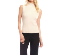 Karen Kane - Raquel Ribbed Turtleneck Sweater Tank Top