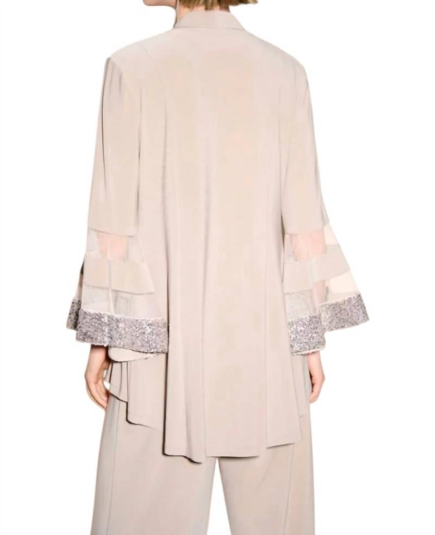 Joseph Ribkoff - Flared Top with Mesh Inserts