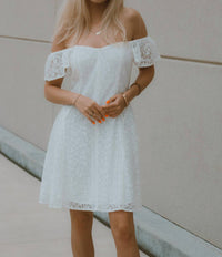 Able - Whimsical Lace Mini Dress