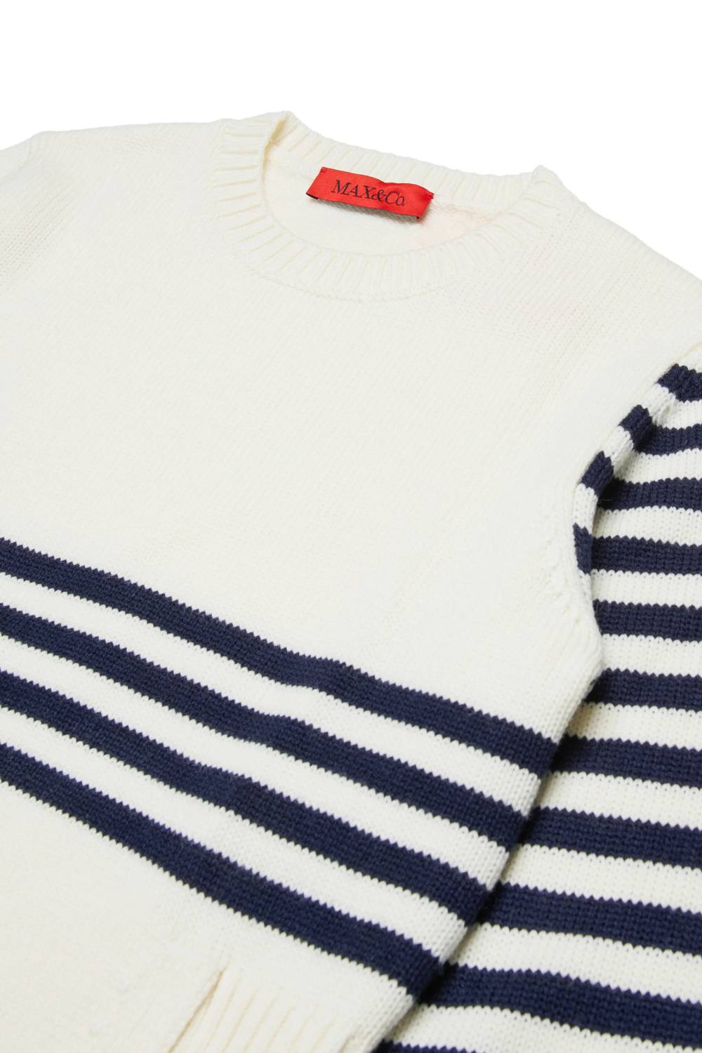 Max&Co. - Kid's Magilia Wool Blend Striped Sweater