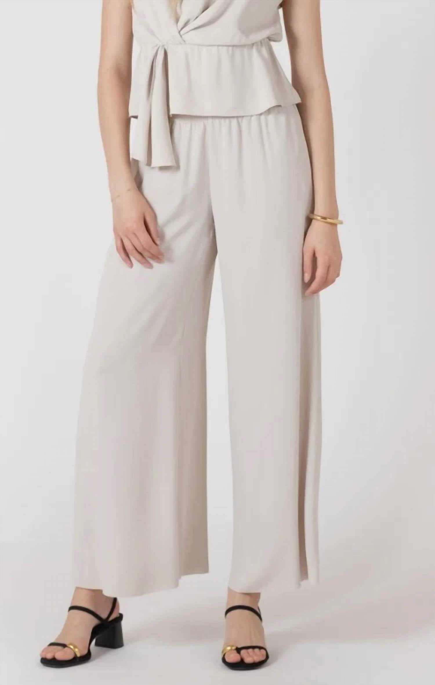Black Tape - Flowy Wide Leg Pants