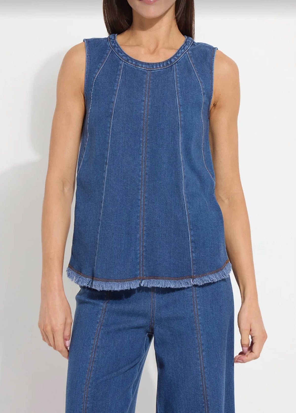 Lysse - Irabella Fringed Denim Top
