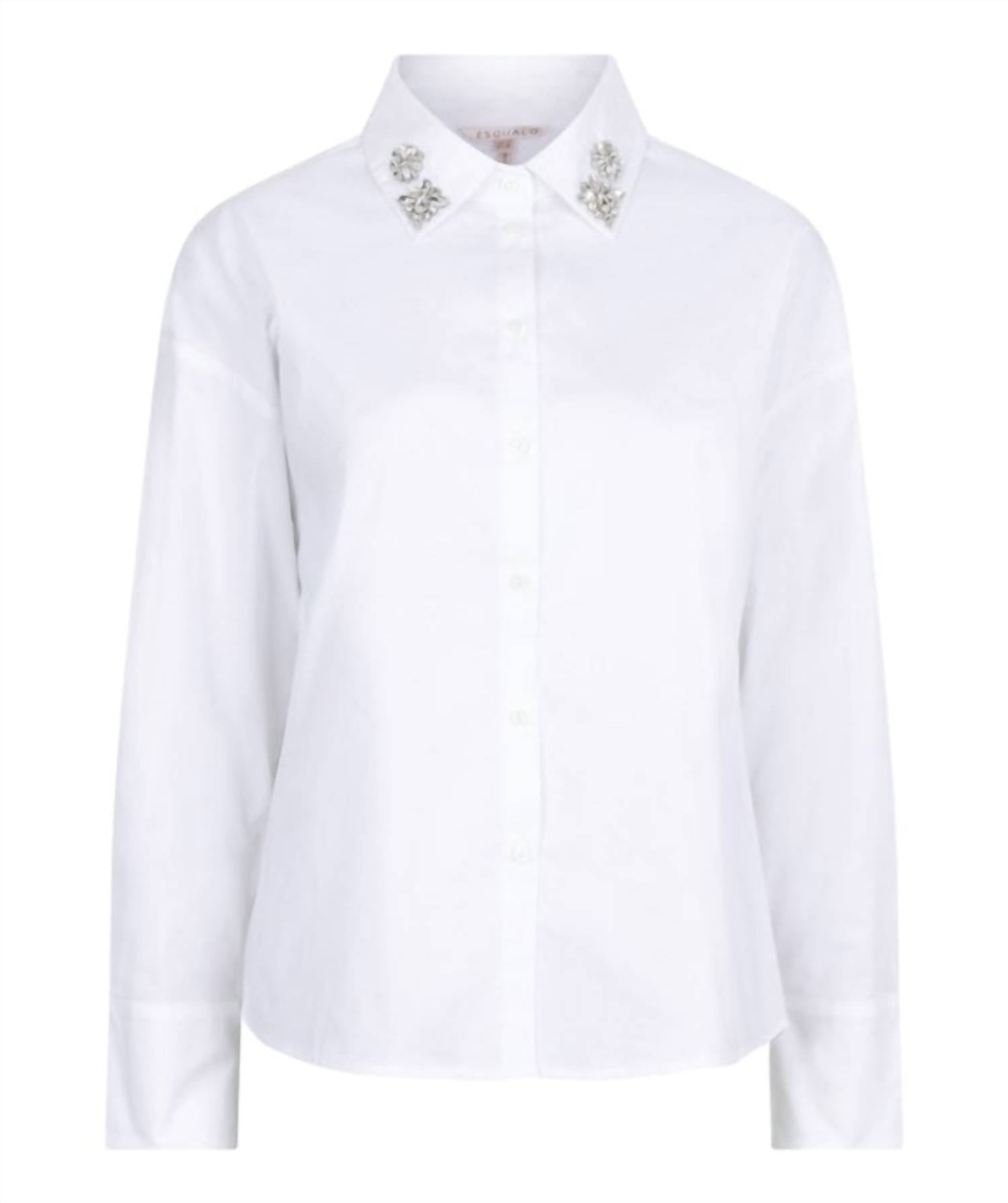 Esqualo - Poplin Broche Blouse