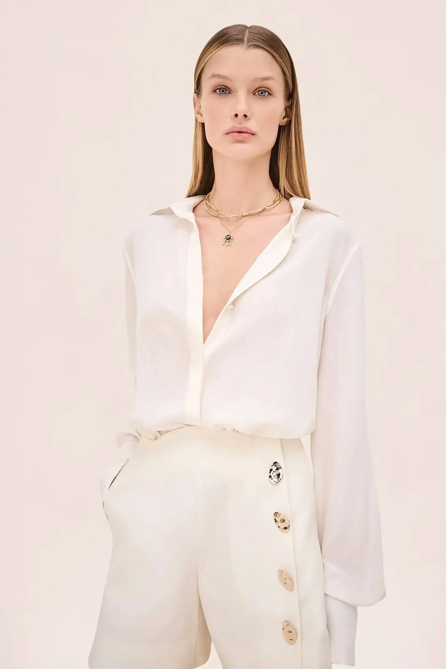Alexis - Pat Long Sleeve Blouse