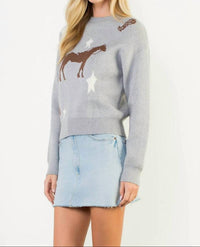 Thml - Horse Crew Neck Sweater